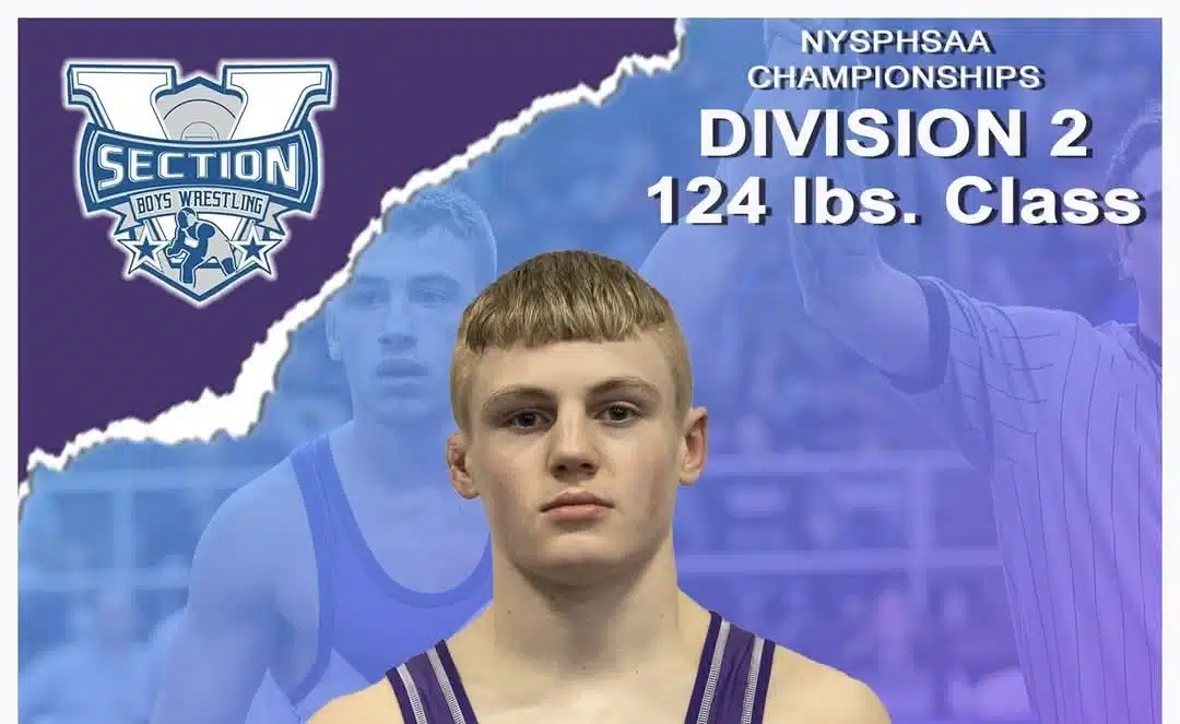 South Seneca freshman Barrett David makes school history as youngest state wrestling representative